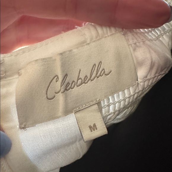 Cleobella White and Mustard Midi Dress - Picture 2 of 11